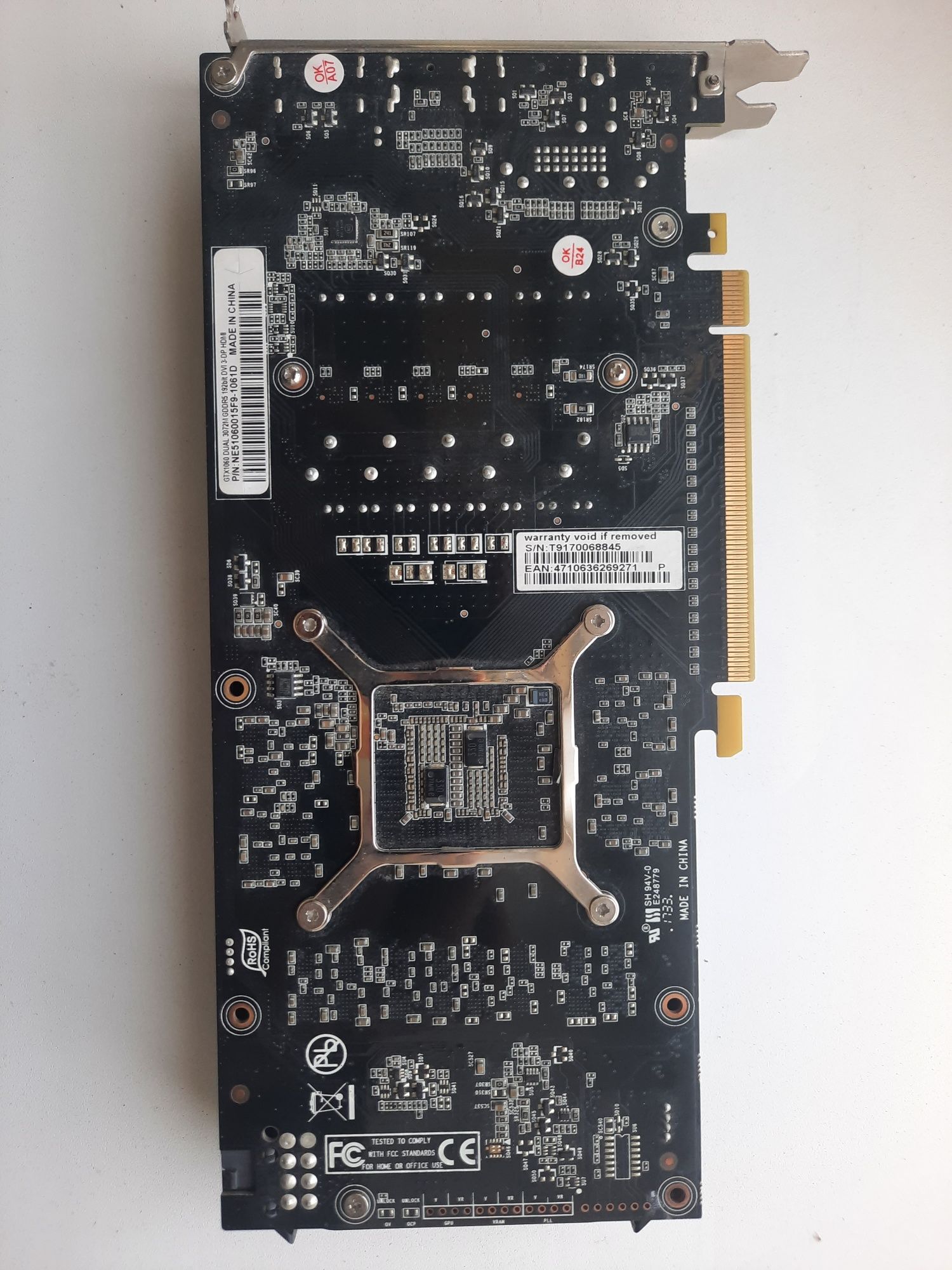 Видеокарта Palit gtx1060 3gb