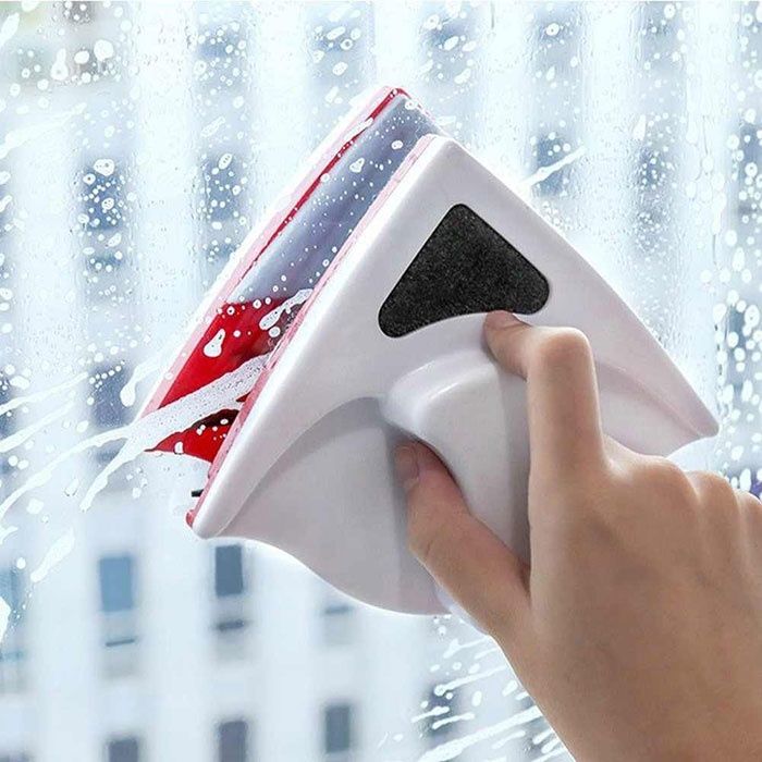 Магнитная  двусторонняя щетка для двухстороннего мытья окон Deko 20-30