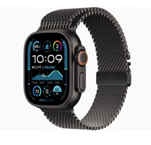 Apple Watch Ultra 2 Milanese Loop Black