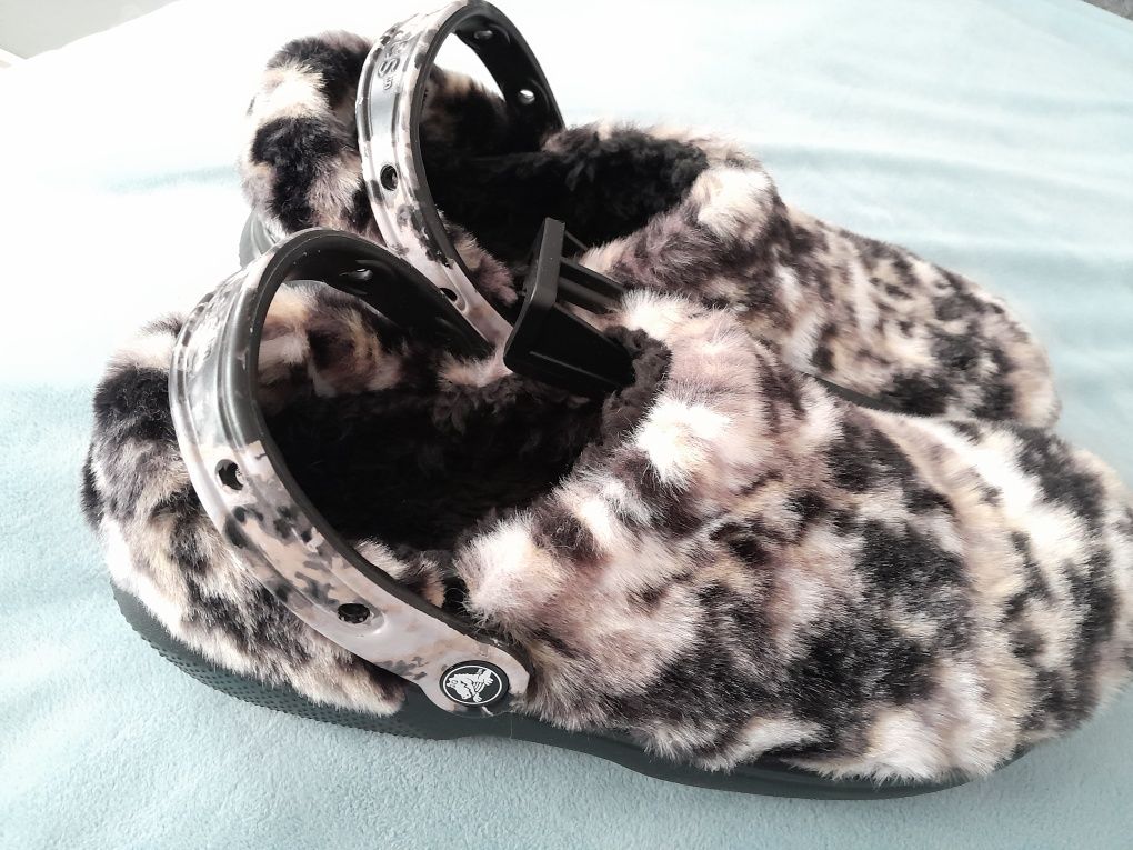 CROCS! Кроксы мужские/женские с мехом демисезонные, 43-44 разм