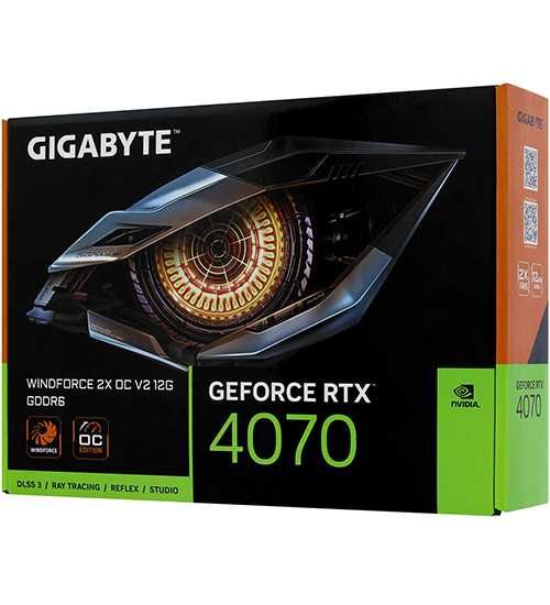 Видеокарта Gigabyte RTX 4070 WINDFORCE 2X OC V2 12 GB