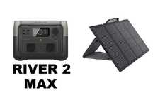 Комплект зарядная станция EcoFlow RIVER 2 Max + Солнечная панель