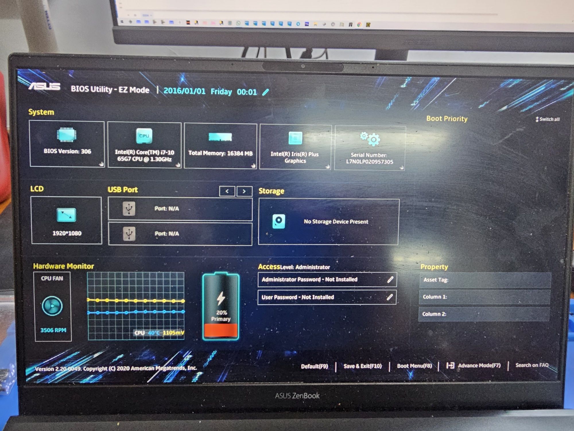 Плата для ноутбука Asus UX325JA, UX425JA