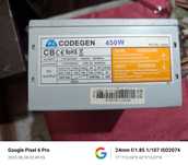 Блок питания codegen, 450watt
