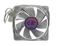 Fan for case Deepcool 8см 3-pin + Molex 4 pin Прозрачный + Синяя подсв