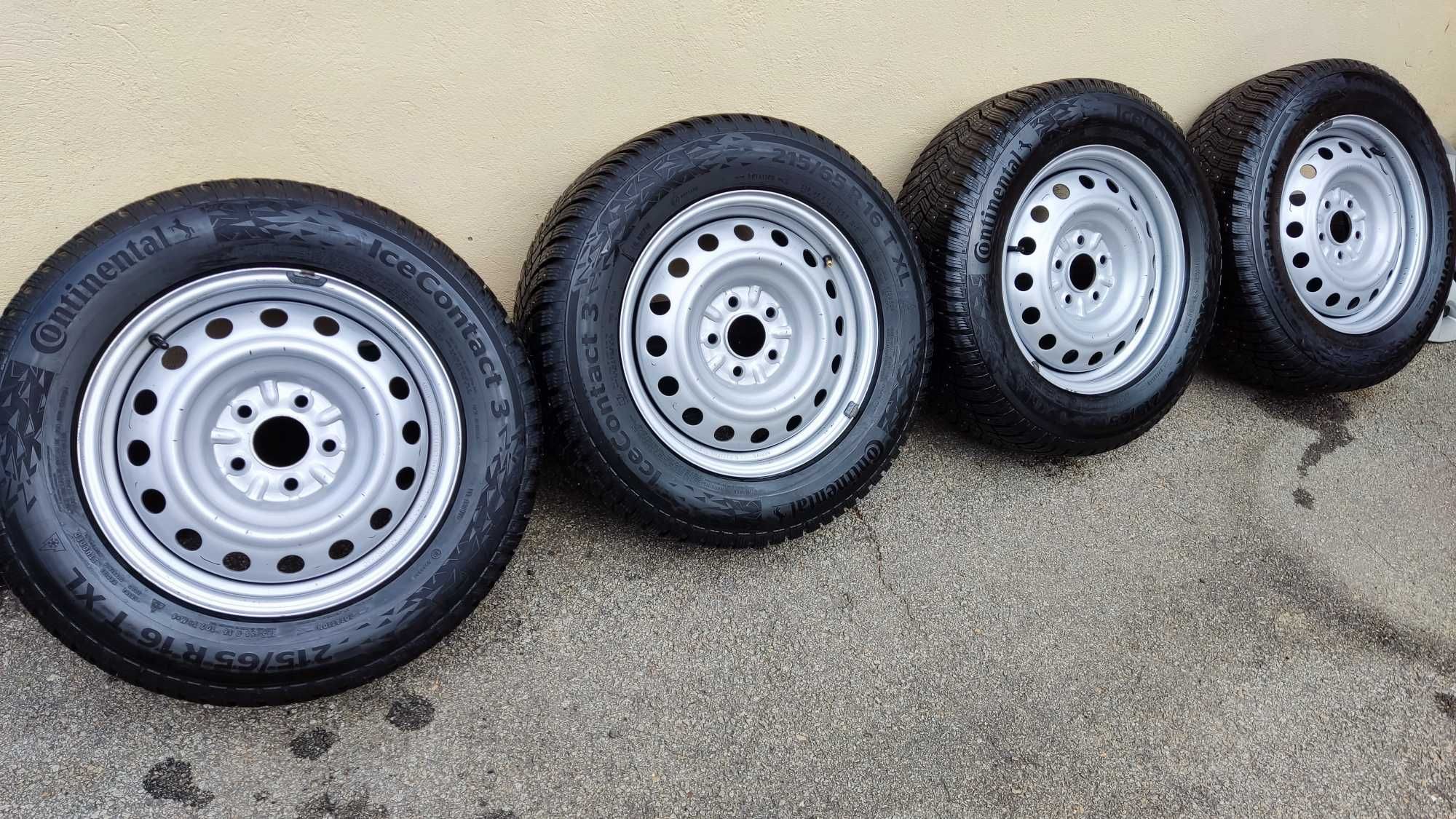 Комплект Шины (Continental Ice Contact 3) + диски + колпаки