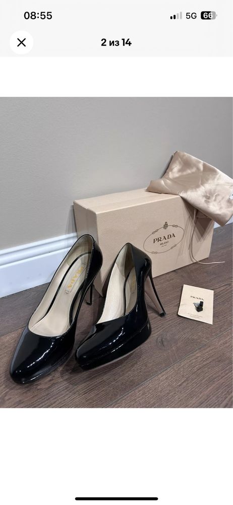 Prada туфли оригинал 36 р