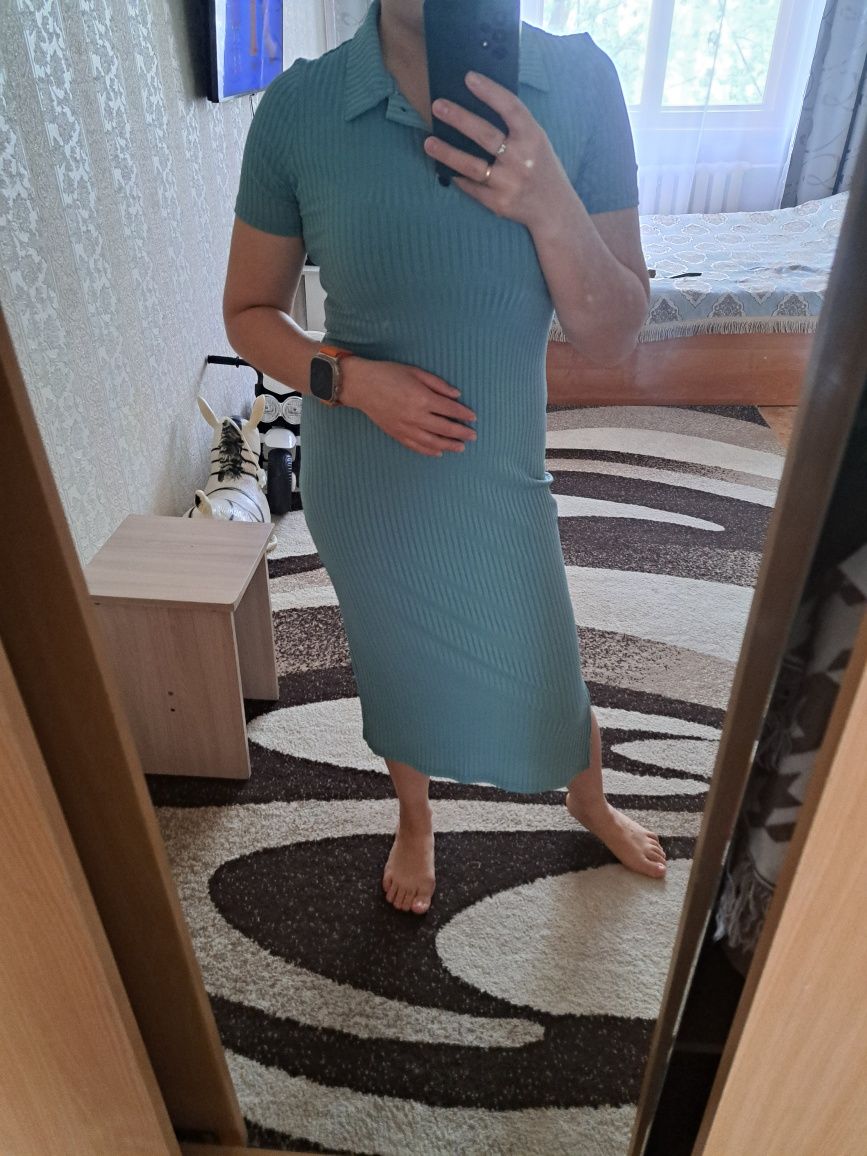 Удлинённое платье - рубашка