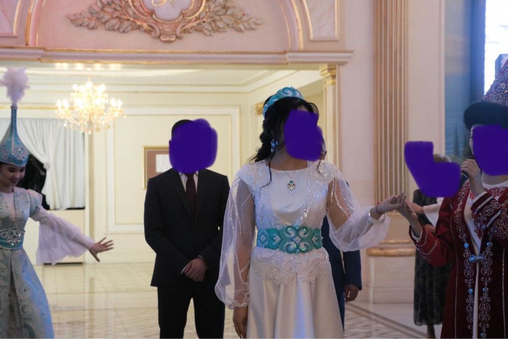 Платье на узату, сырга салу, кудалык