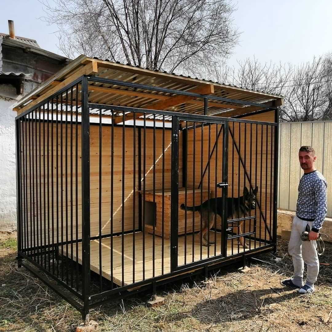 Будка Вольер для собак Вальеры для улицы и дачи Волер для животных