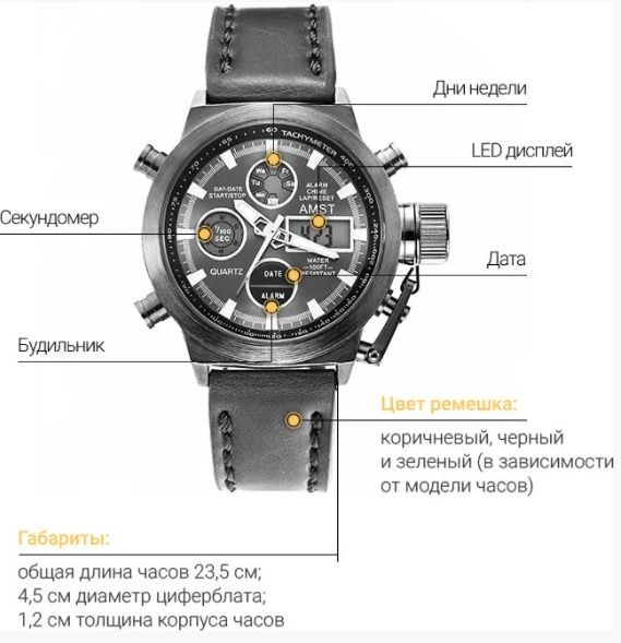 Наручные часы AMST AM3003