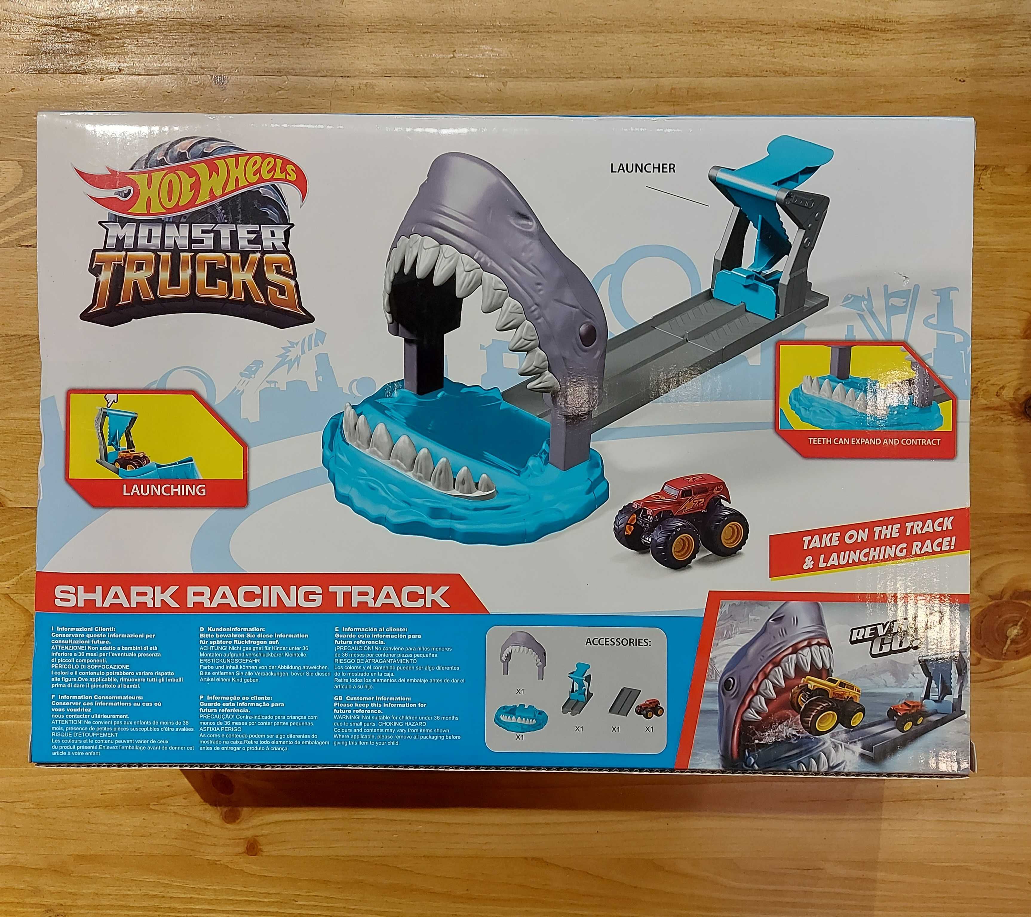 Трек "Hot wheels" Monster Trucks - Shark's Attack. Трэк Атака Акулы.