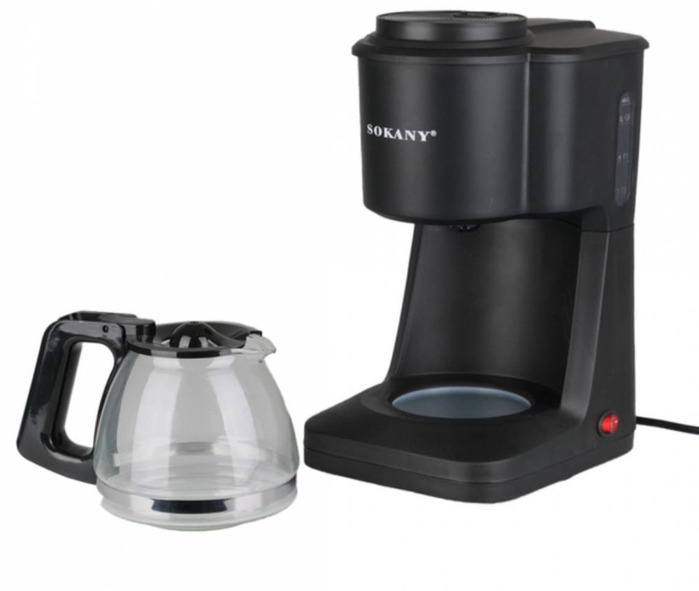 Кофеварка Sokany SK-124 950w для дома и офиса