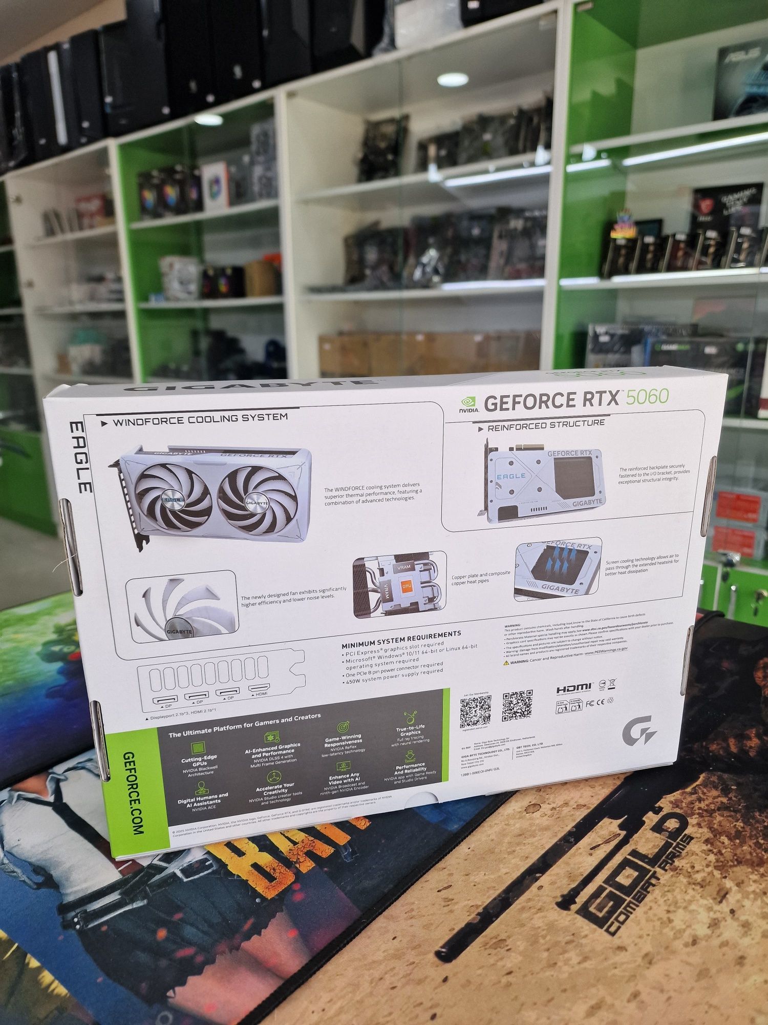 Продаётся RTX 5060 8GB Gigabyte white