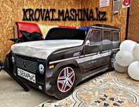 Акция! Детская кровать машинка + матрас