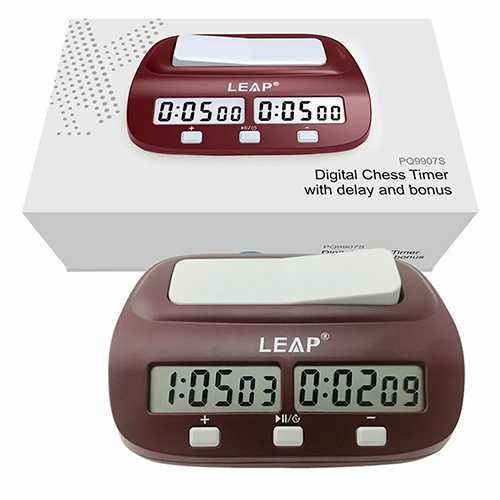 Профессиональные Цифровые шахматные часы LEAP PQ9907S