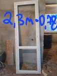 Продам пластиковую окно и дверь. Новый. Размеры на фото написаны