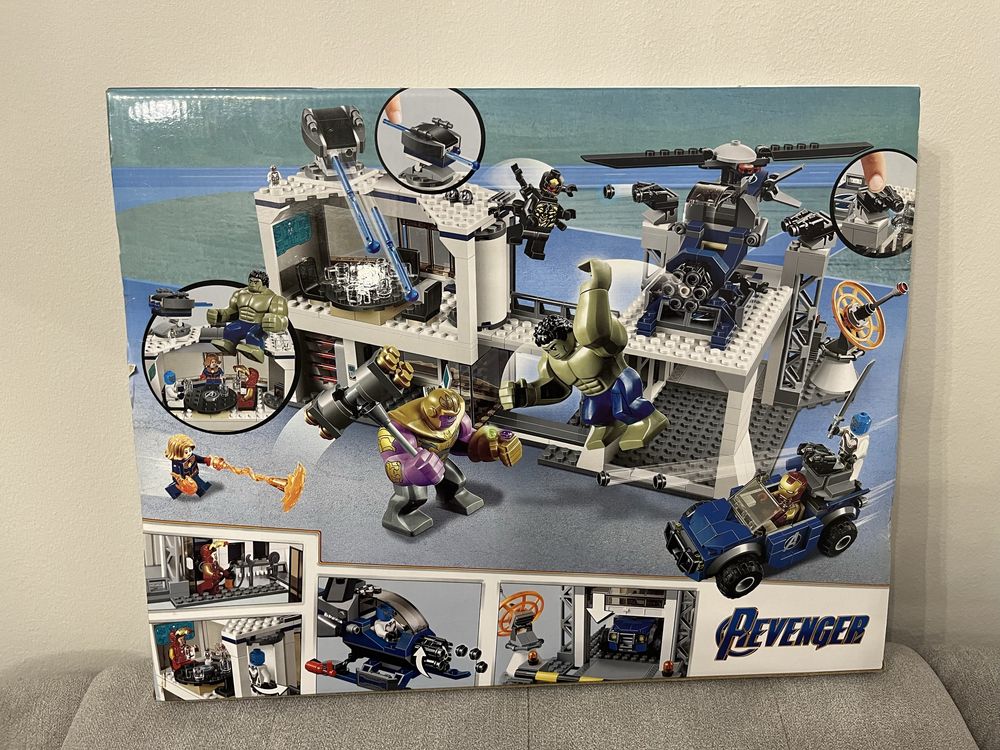 Lego Marvel (битва на базе мстителей)