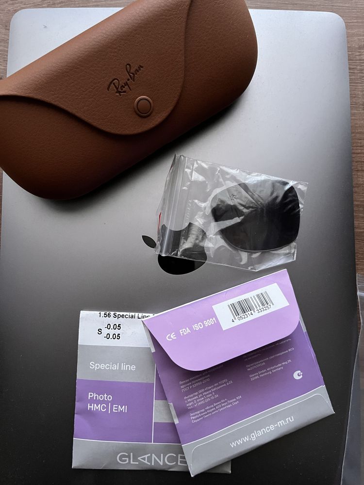 Продам или обменяю оригинальные линзы для meta ray-ban Wayfarer