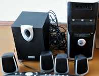 Сабвуфер Microlab M 300 и 4 колонки