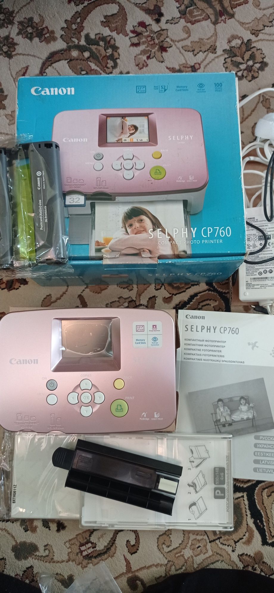 Продам цифравой мини фотопринтер Canon Selphy CP 760