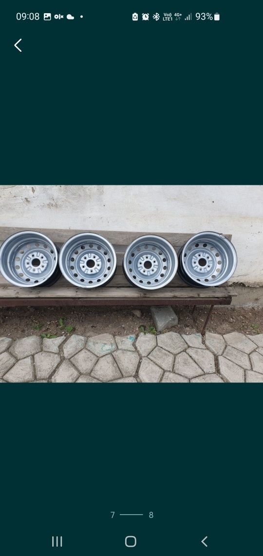 Продам 14 диски железные Toyota.  5×114.3.