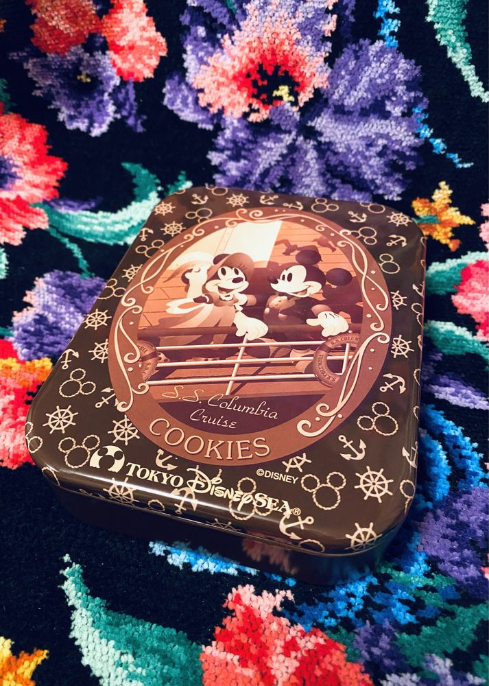 Жестяная баночка  Columbia Cruise cookies