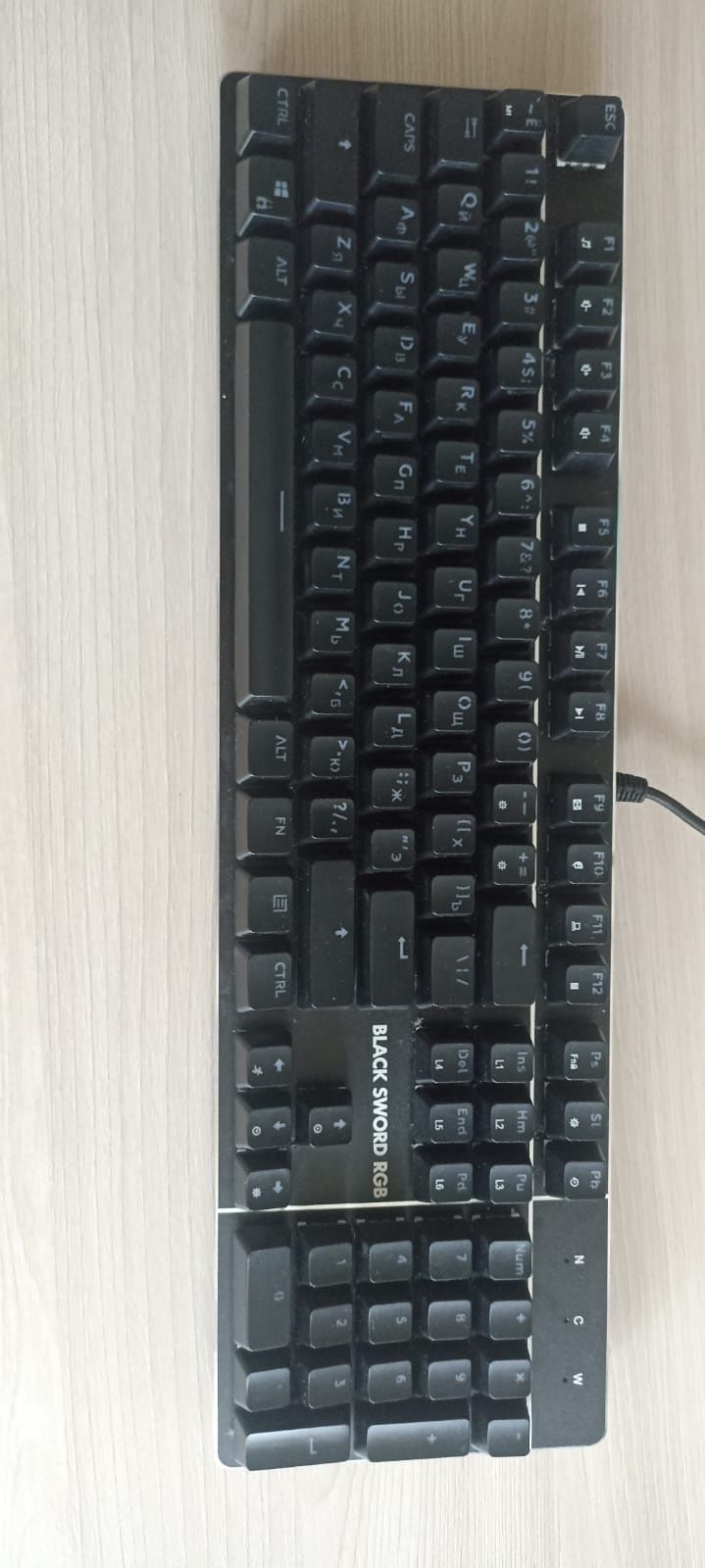 Клавиатура Black Sword RGB