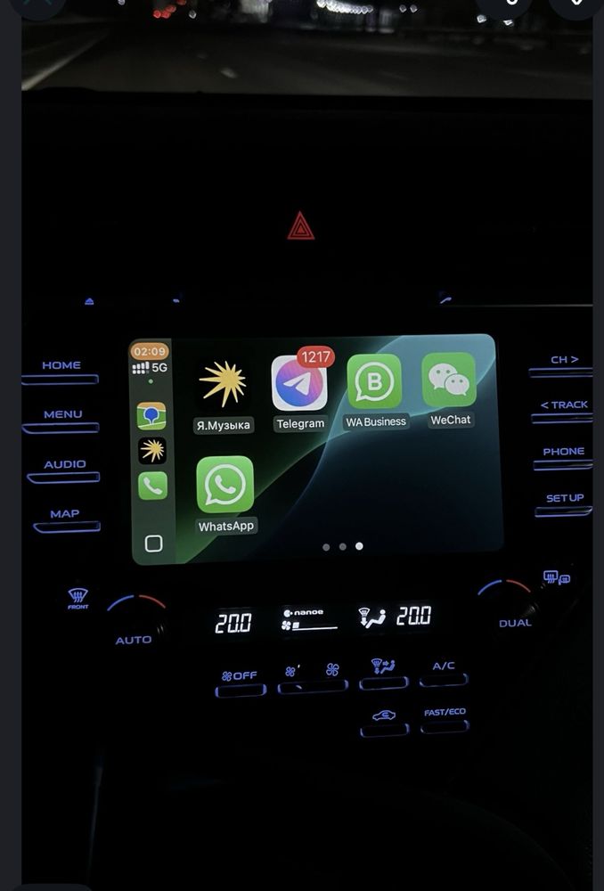Прошивка Carplay на камри 70