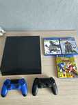 PS4 fat 500gb с играми и двумя геймпадами