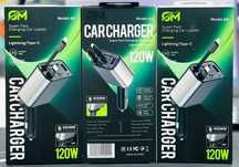 Автомобильная зарядка 120W 4в1