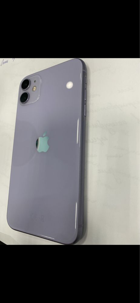 Iphone 11 б/у 128 гб фиолетовый (лавандовый)