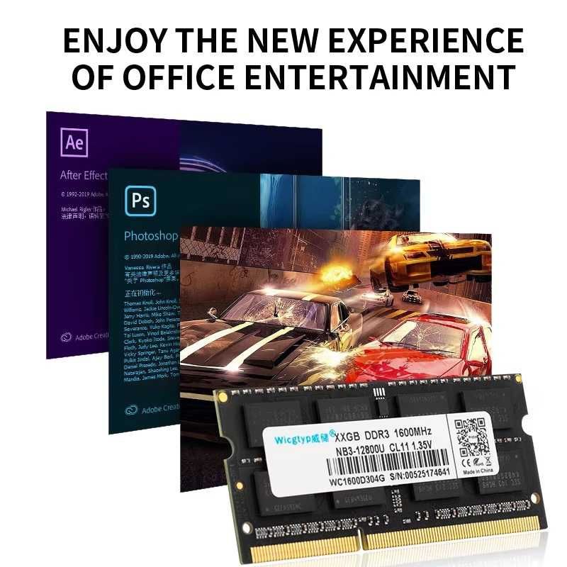 Wicgtyp DDR3, 8Gb, PC3-12800Mб/с/ 1600MHz 1.5V DIMM/ Чипы (Hynix)/