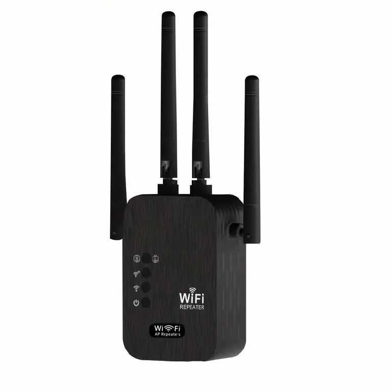 WiFi Усилитель 1200Mbps  двойные диапазоны 2.4GHz и 5GHz, 4 Антенны