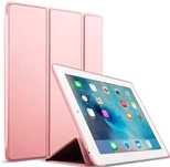 Новый силиконовый чехол-книжка для iPad 10.2/10.5 (розовый)