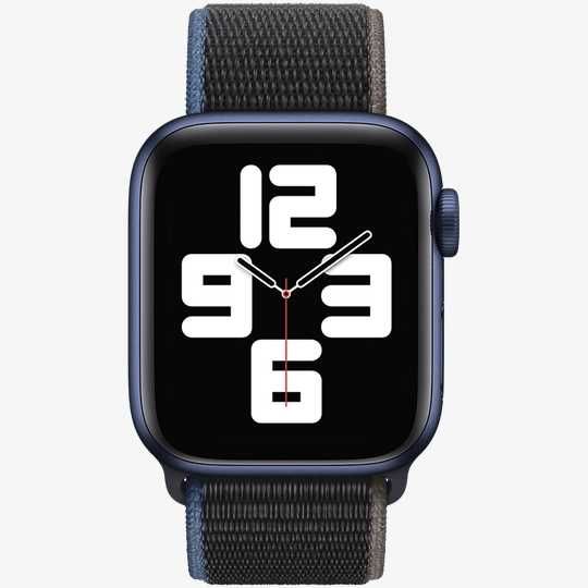 Ремешок APPLE 44мм Sport Loop Угольный оригинальный