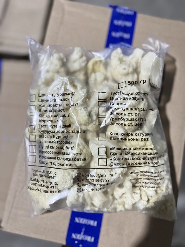 Цветная капуста замороженная