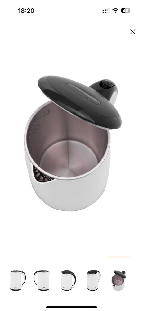Чайник tefal внутри стальная