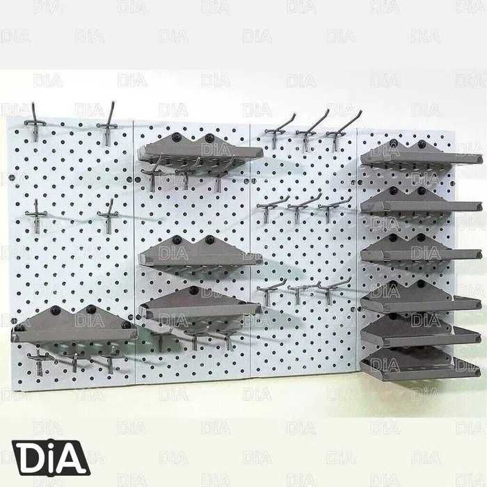 Панель перфорированная, настенная, для магазина и склада kapp