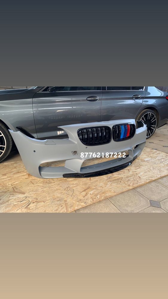 Бампер с губой БМВ F10 F30 м-тех