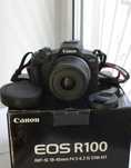 Canon eos R100 kit 18 45mm is stm фотоаппарат