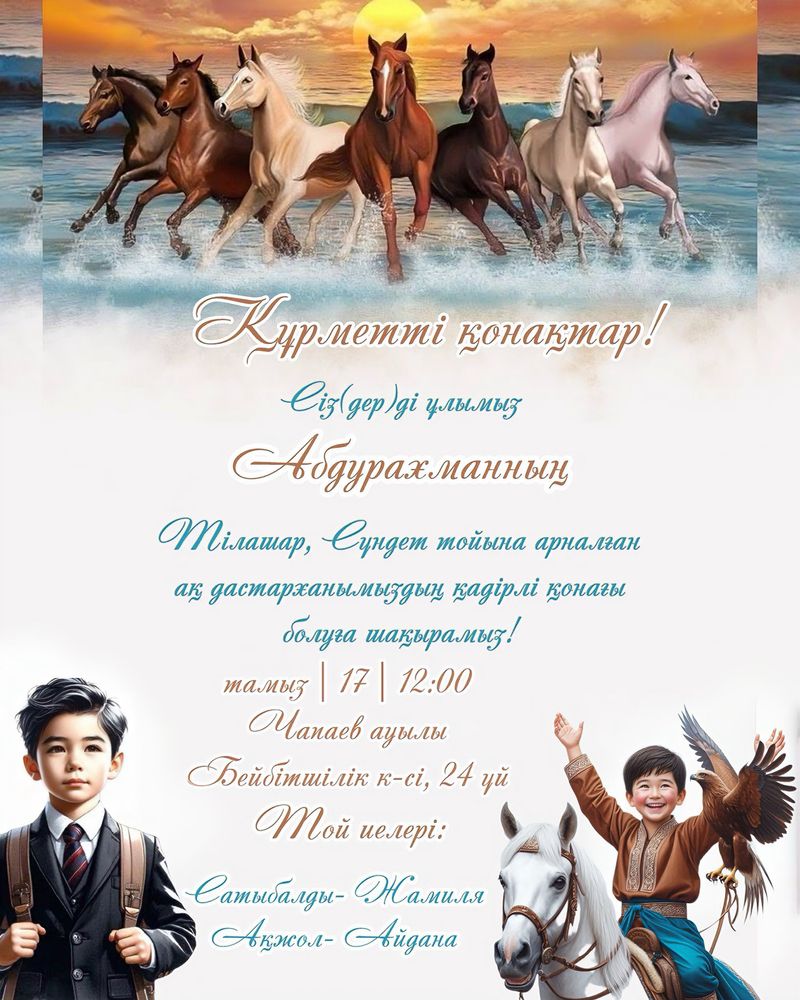 Онлайн пригласительный