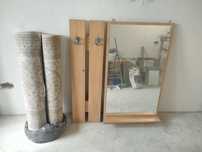 Продам зеркало, вешалку, ковры (дорожки)