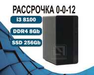 i3 8100/ 8Gb SSD UHD Graphics 630 HP Компьютер офисный  на SSD