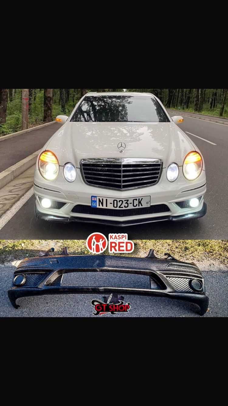 В продаже бампер Mercedes W211 AMG 6.3 рестайлинг Бампер, пороги, губа