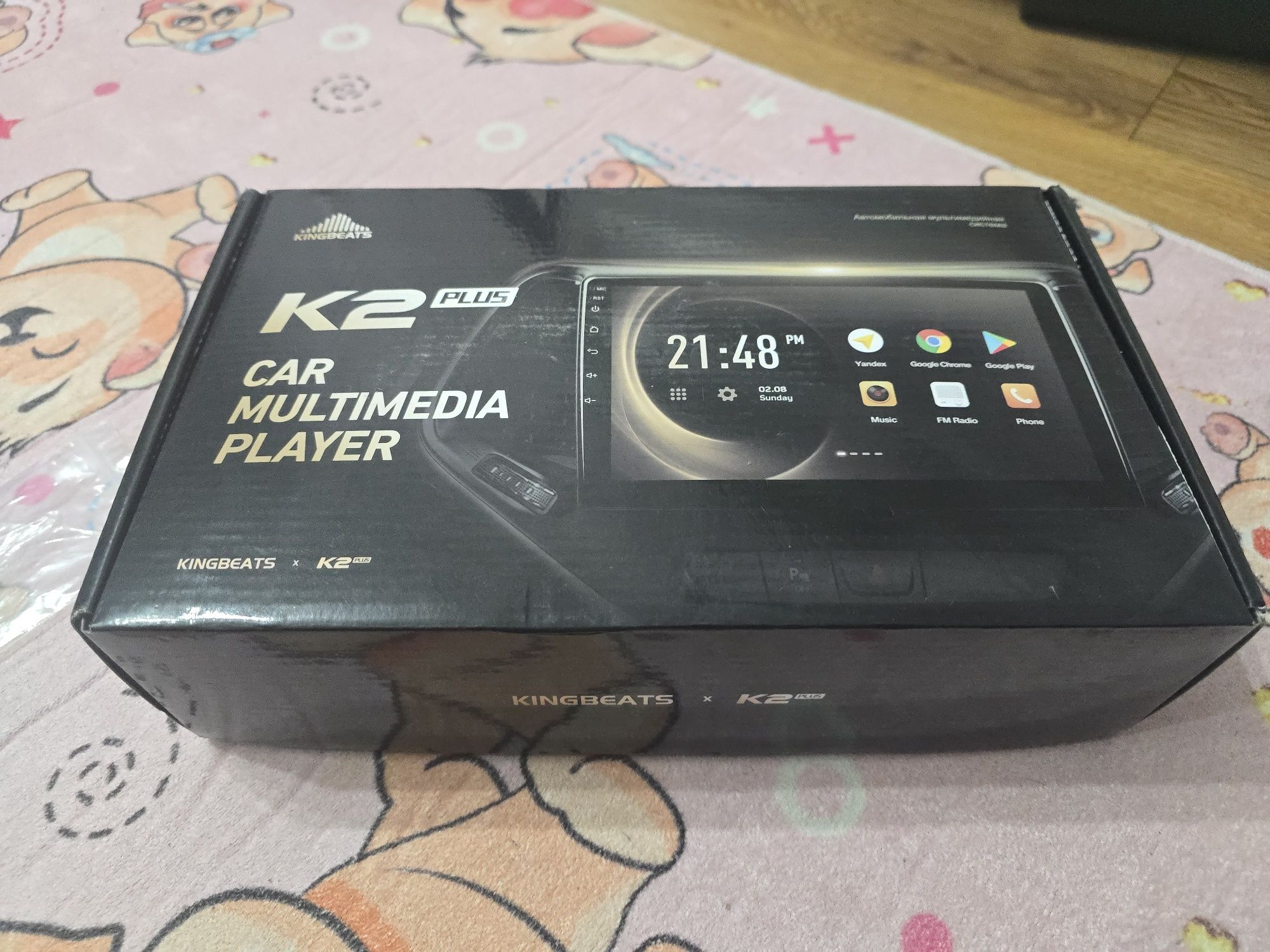 Автомагнитола Kingbeats K2 Plus 3GB+32GB, ANDROID 10, GPS, WIFI