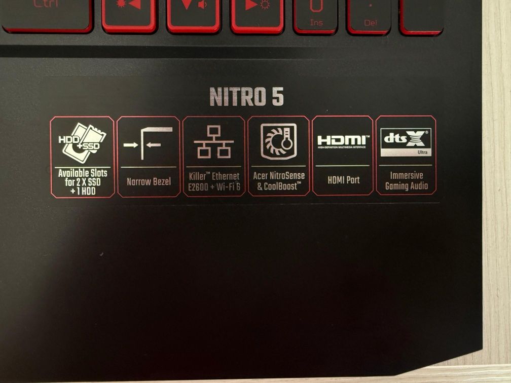 Продаётся игровой ноутбук Acer

Nitro 5!