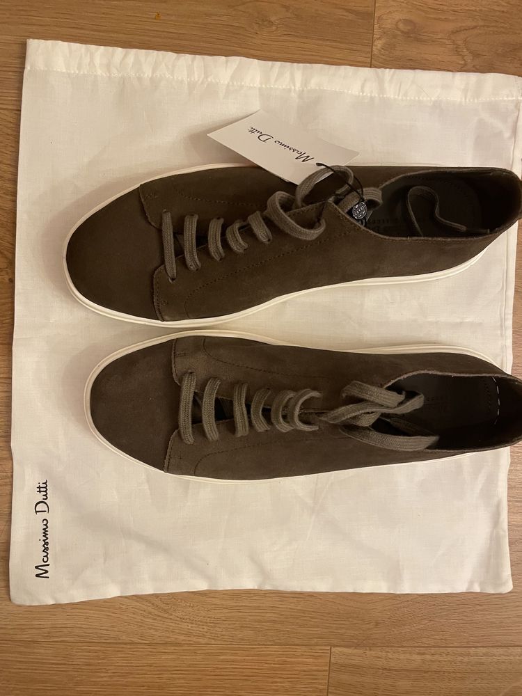 Кеды замшевые Massimo Dutti 42 р, новые, торг есть