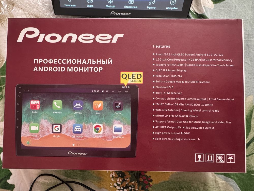 Pioneer андроид магнитола в авто