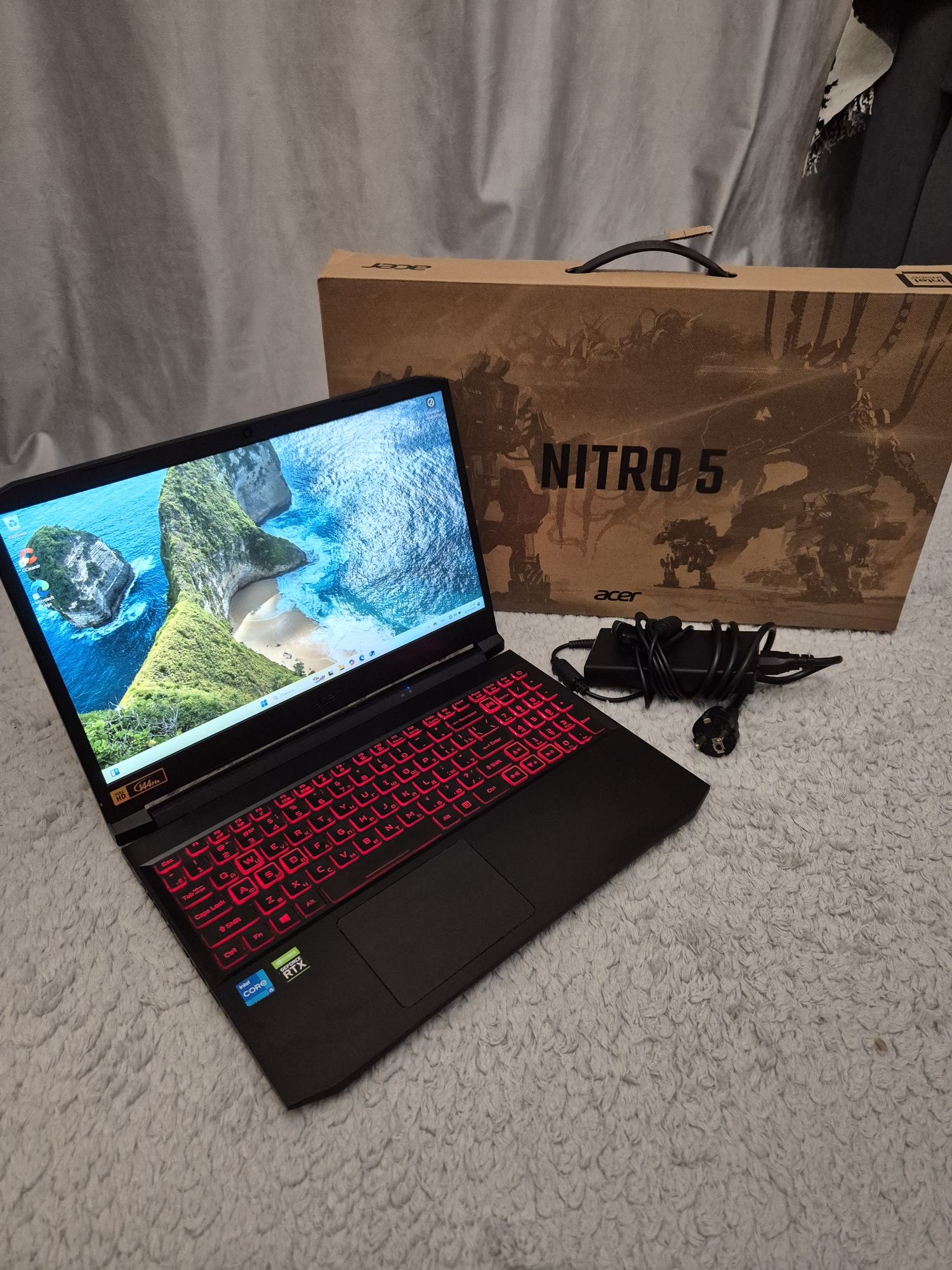 Ноутбук Acer nitro 5 ; i5 11400 ; rtx 3050